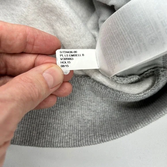 Banana Republic Women Grey Embellished Sweater Bomber Size S - Picture 9 of 10